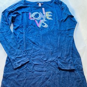 ⚫️Vs pink long sleeve pijama dress M⚫️